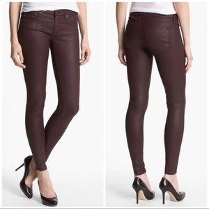AG Adriano Goldschmied Coated Jeans - the Absolute Legging in Extreme Skinny 26